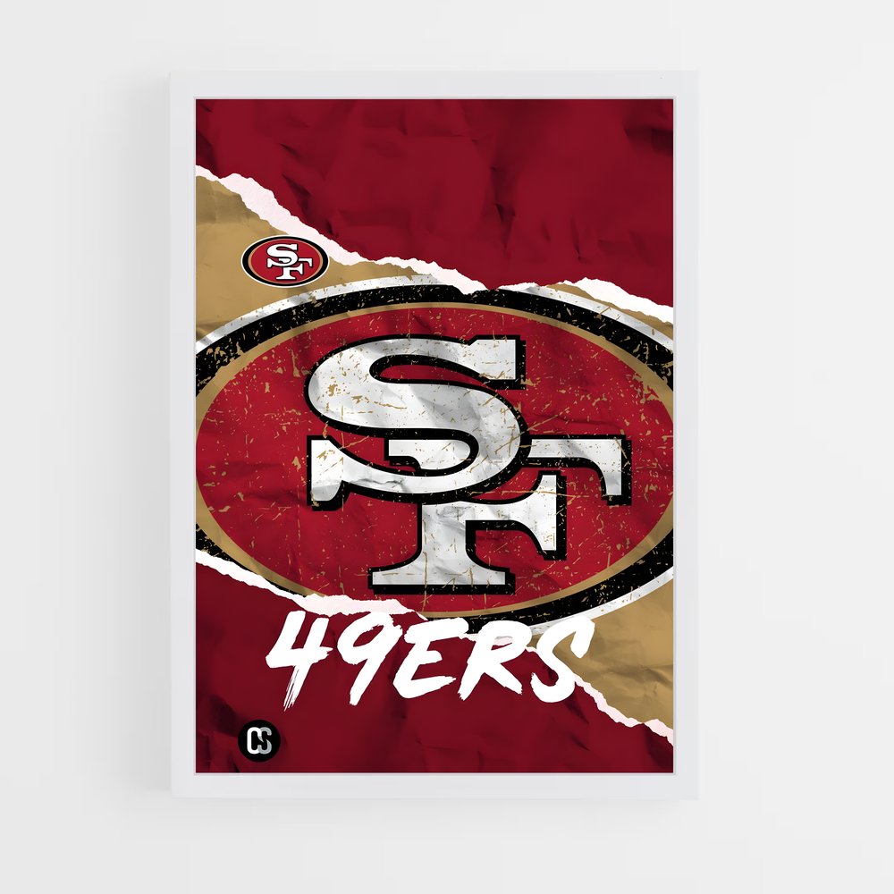 san-francisco-49ers-2 cadre Blanc