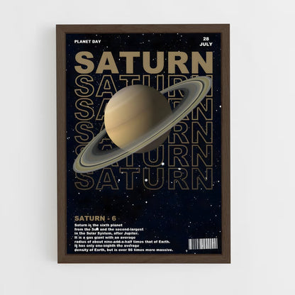 saturn-1 cadre Bois foncé