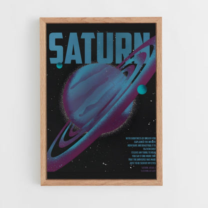 saturn-10 cadre Bois clair