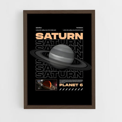 saturn-17 cadre Bois foncé