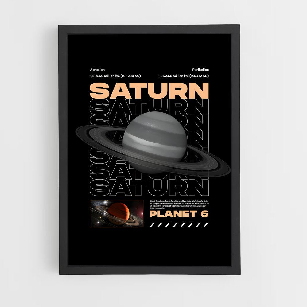 saturn-17 cadre Noir