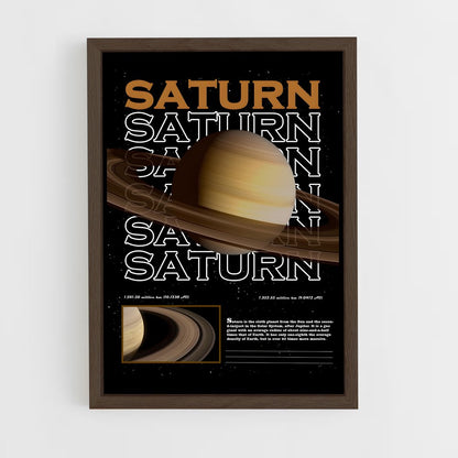 saturn-18 cadre Bois foncé