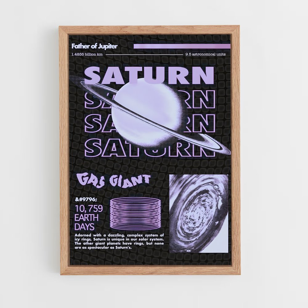 saturn-19 cadre Bois clair
