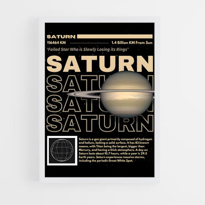 saturn-20 cadre Blanc