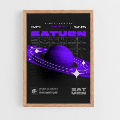 saturn-5 cadre Bois clair