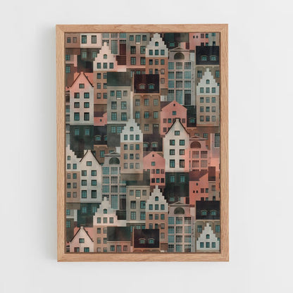 scandinavian-1 cadre Bois clair