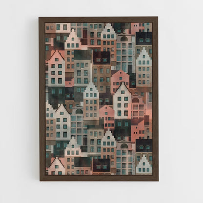 scandinavian-1 cadre Bois foncé