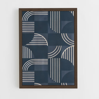 scandinavian-10 cadre Bois foncé