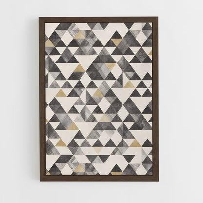 scandinavian-13 cadre Bois foncé