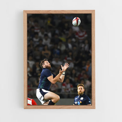 scotland-rugby-6 cadre Bois clair