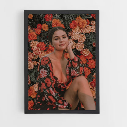 Pôster Selena Gomez Flores