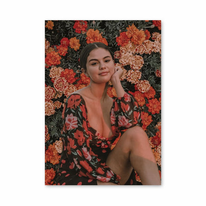 Pôster Selena Gomez Flores