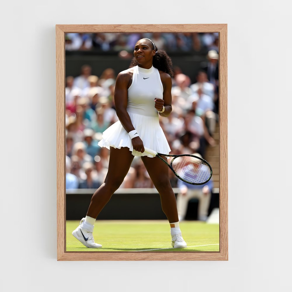 serena-williams-1 cadre Bois clair