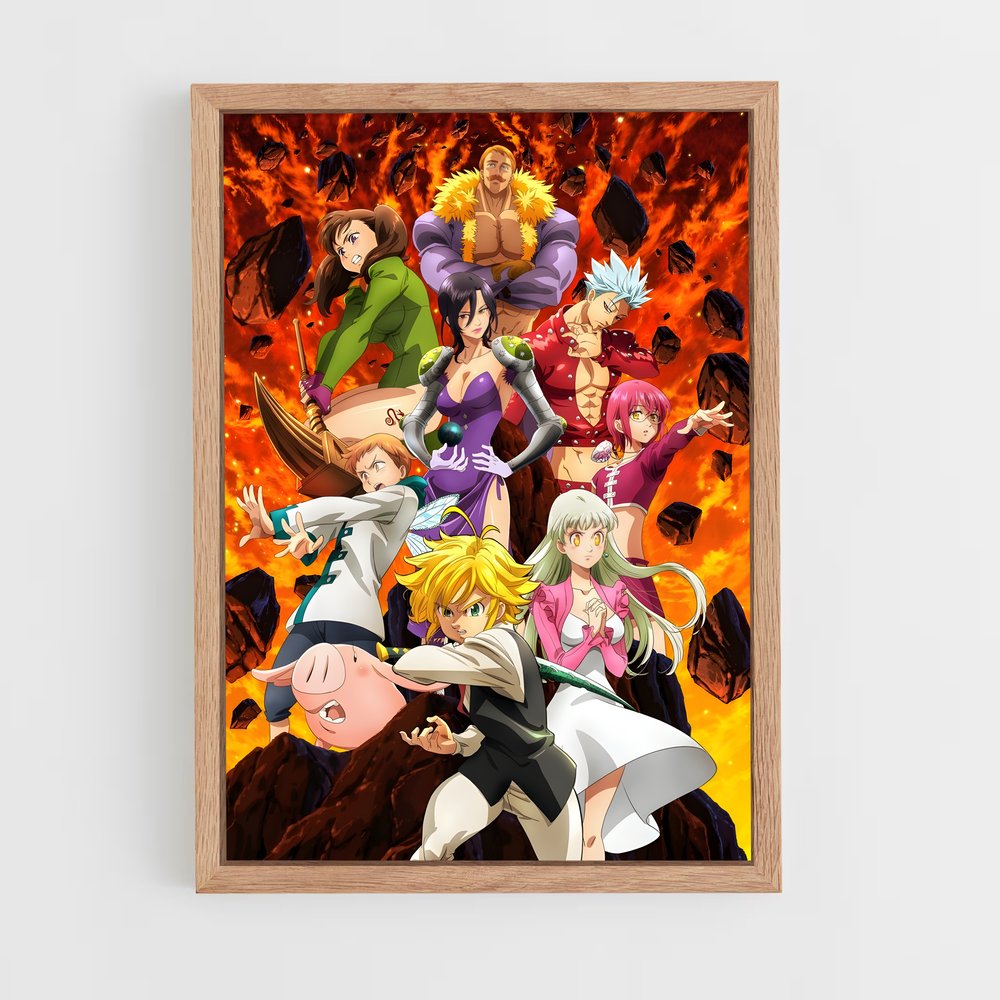 seven-deadly-sins-11 cadre Bois clair