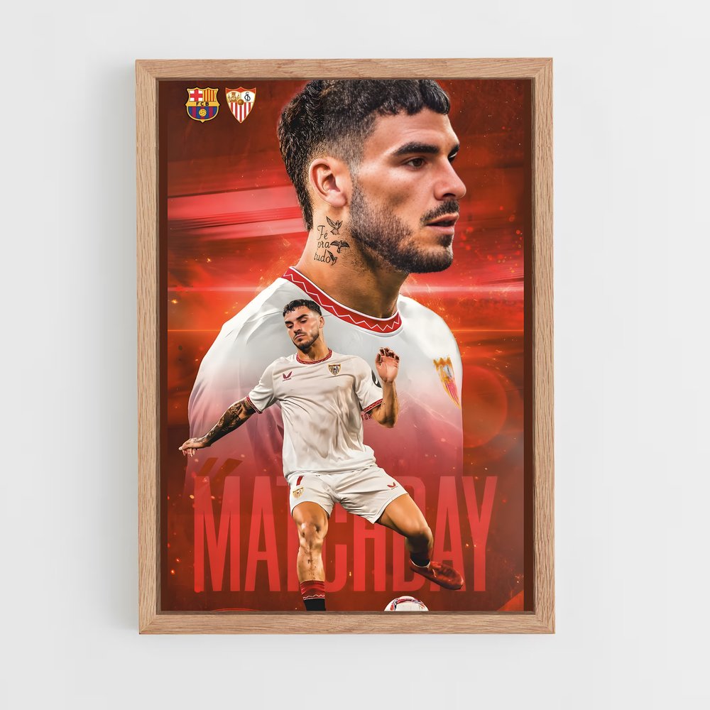 sevilla-fc-12 cadre Bois clair