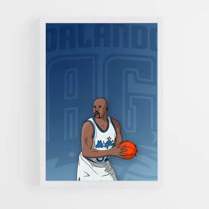 shaquille-oneal-7 cadre Blanc