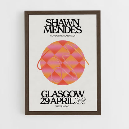 shawn-mendes-18 cadre Bois foncé