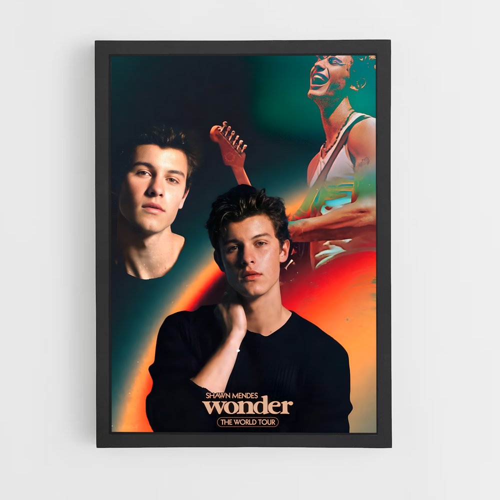 shawn-mendes-4 cadre Noir