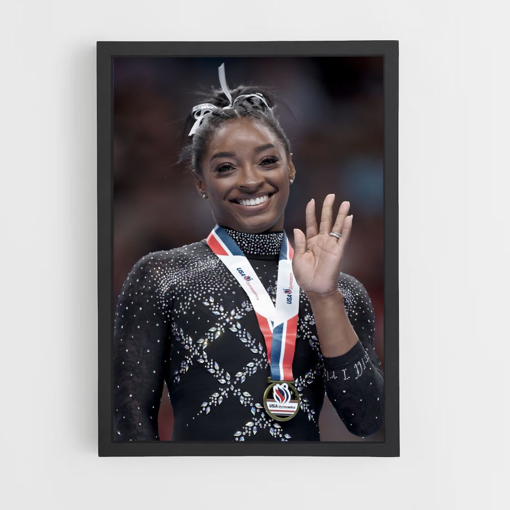 Pôster Simone Biles Olá