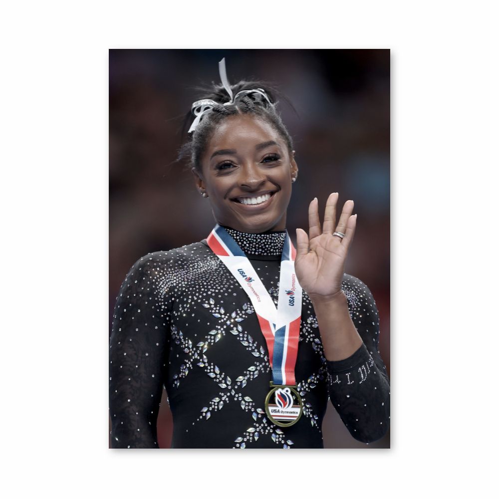 Pôster Simone Biles Olá