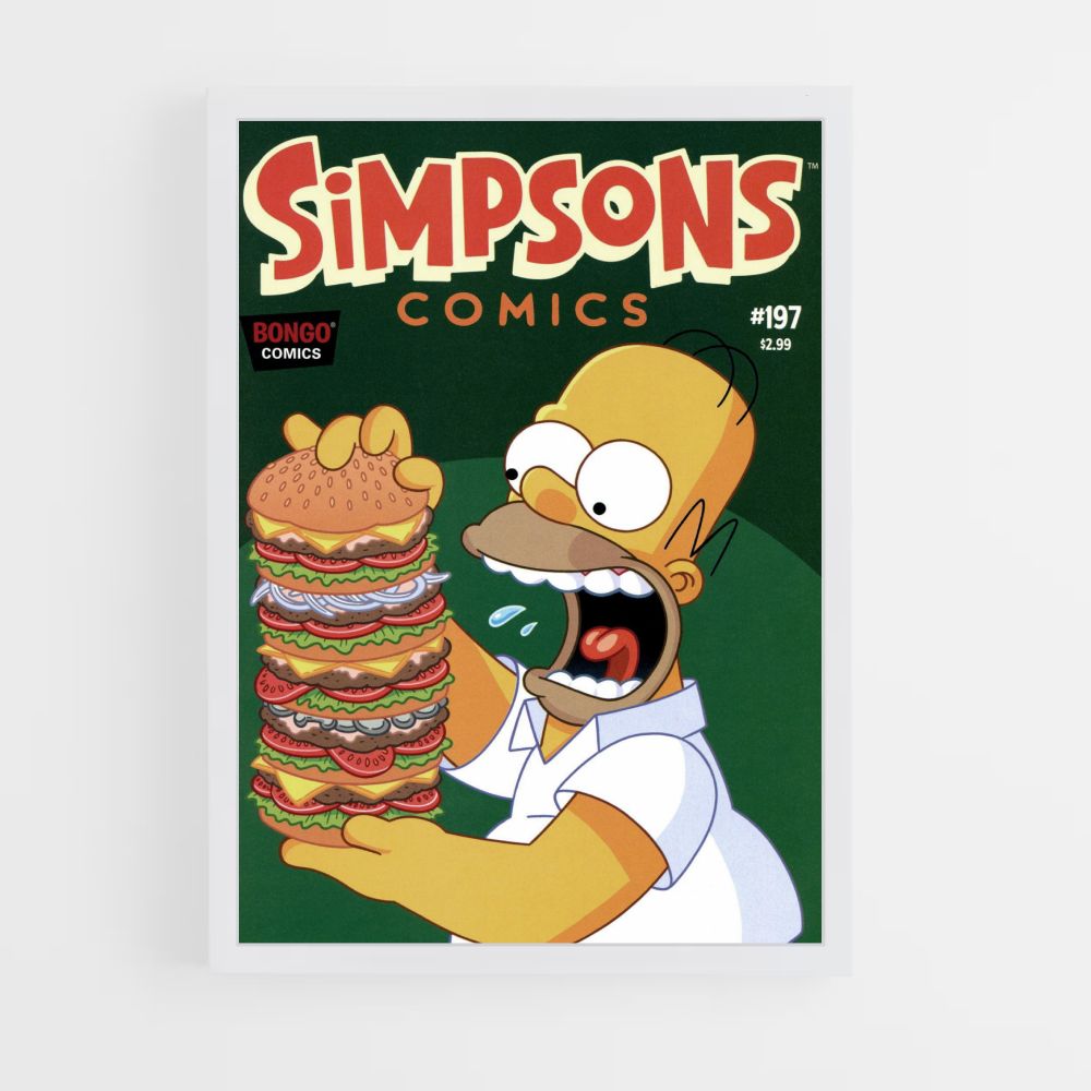 Pôster Simpsons Burger