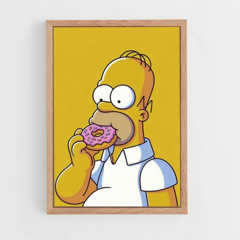 Pôster Donut de Homer