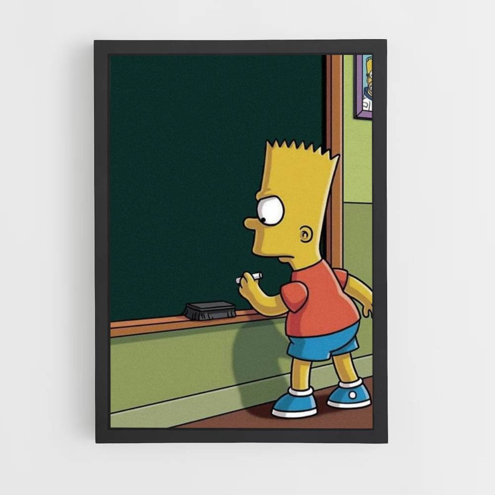 Pôster da pintura de Bart