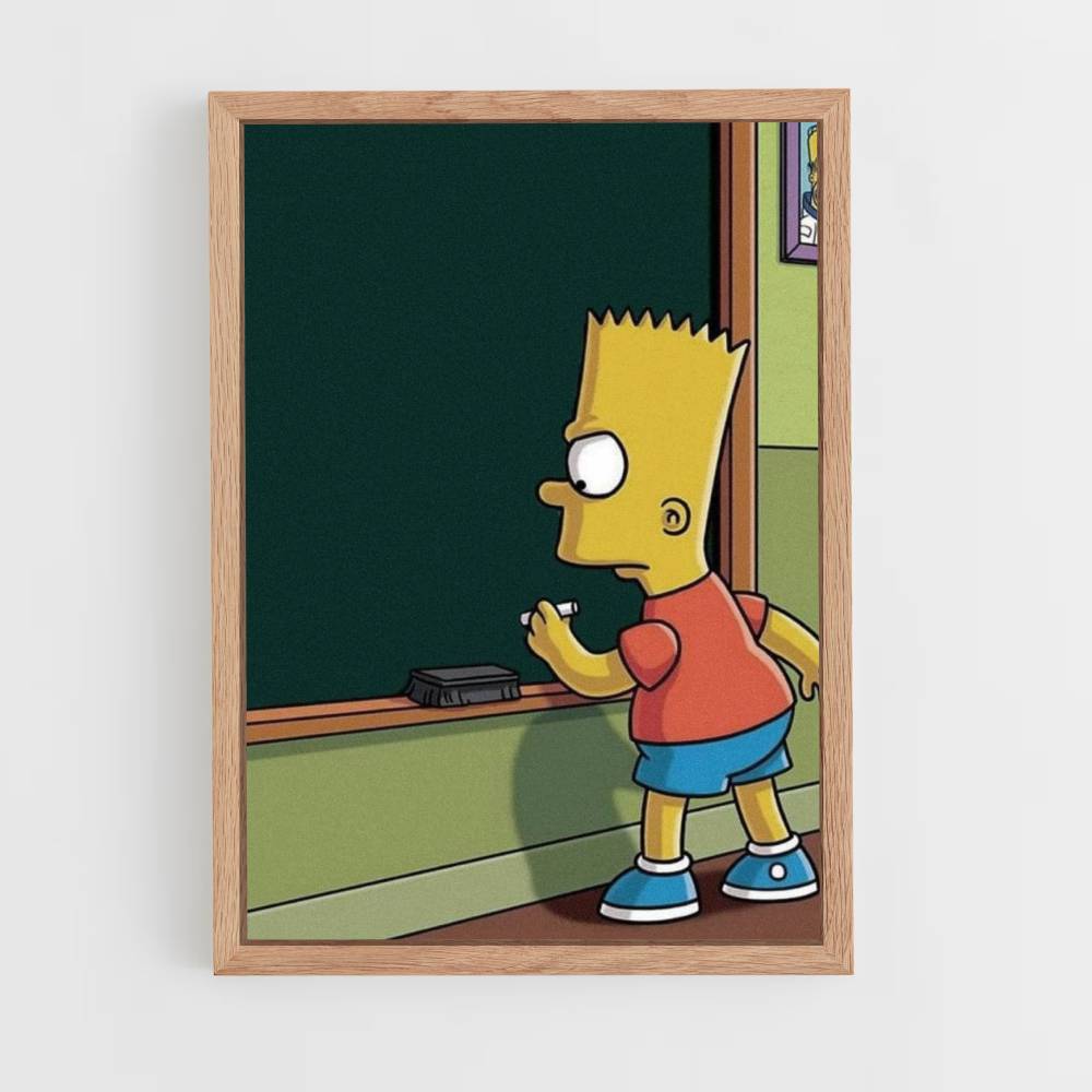 Pôster da pintura de Bart