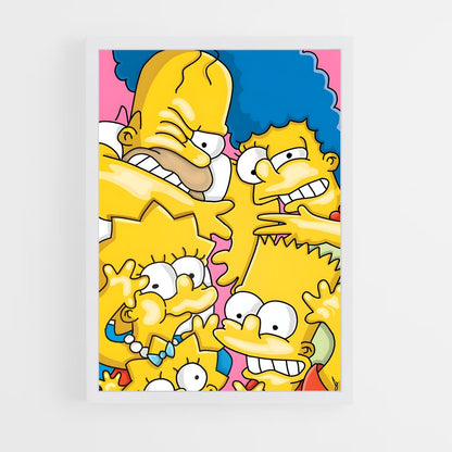 simpsons-22 cadre Blanc