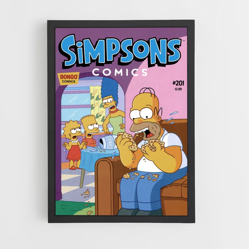 Pôster Biscoitos dos Simpsons