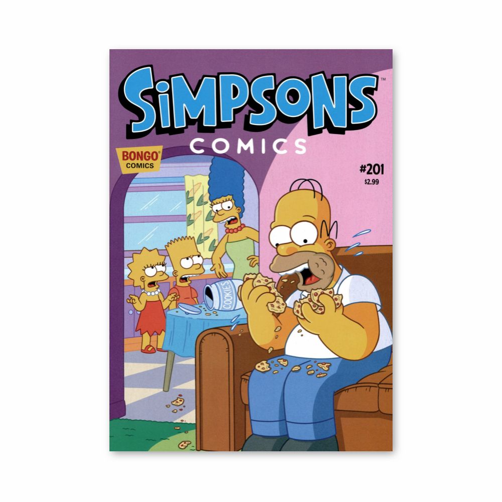 Pôster Biscoitos dos Simpsons