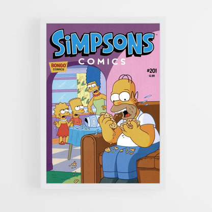 Pôster Biscoitos dos Simpsons