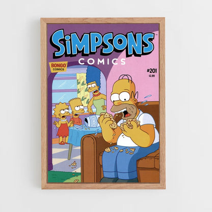 Pôster Biscoitos dos Simpsons