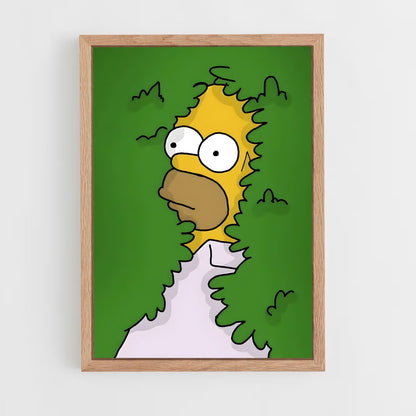 simpsons-9 cadre Bois clair