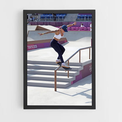 skateboard-22 cadre Noir