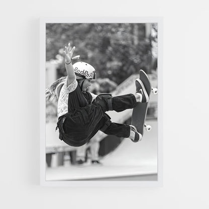 skateboard-24 cadre Blanc