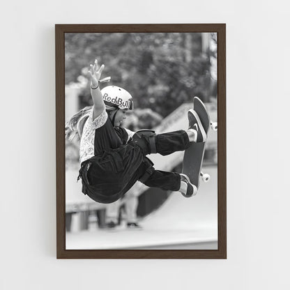 skateboard-24 cadre Bois foncé