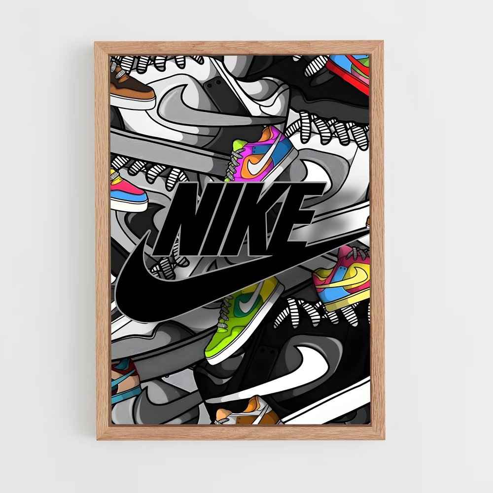 sneakers-10 cadre Bois clair