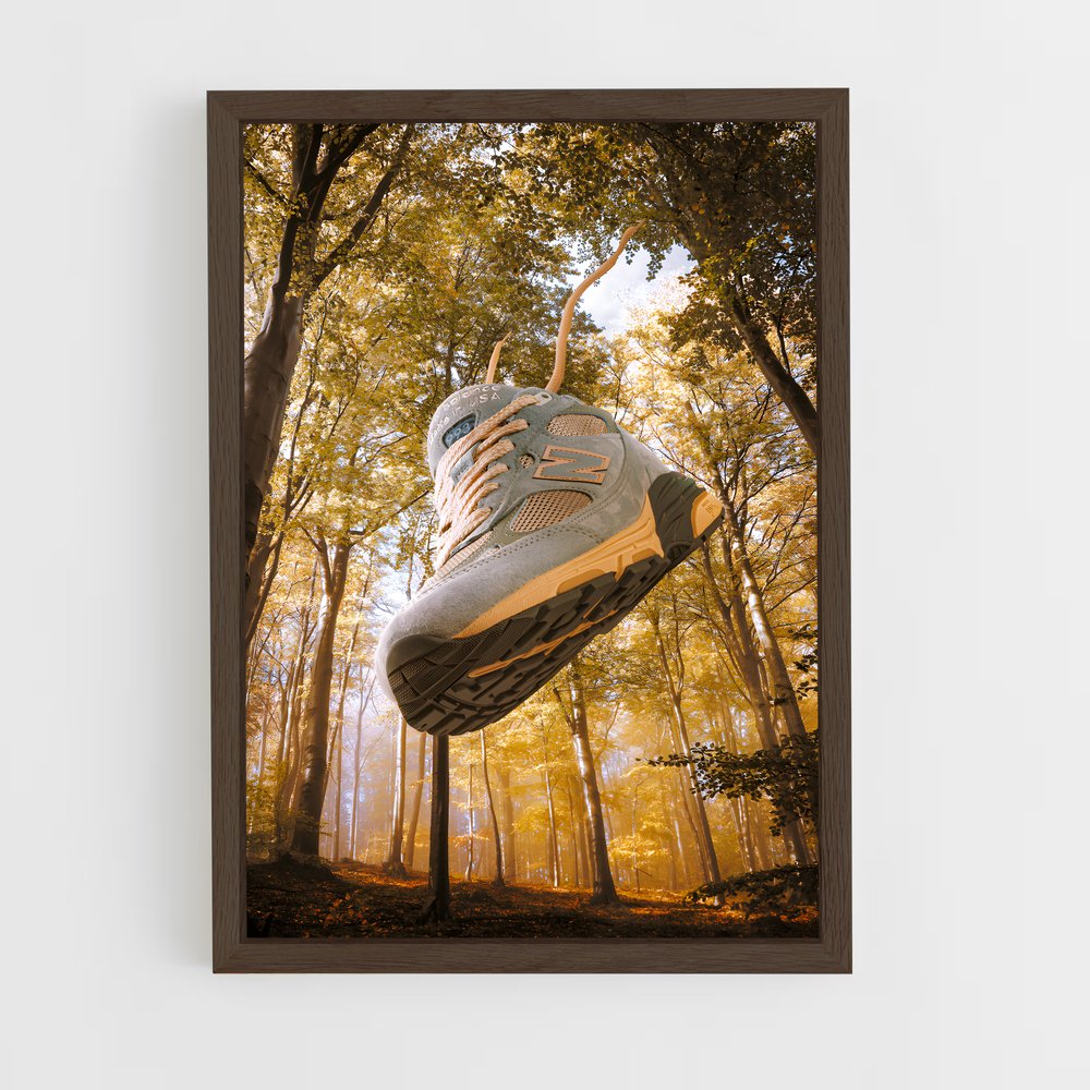 sneakers-17 cadre Bois foncé