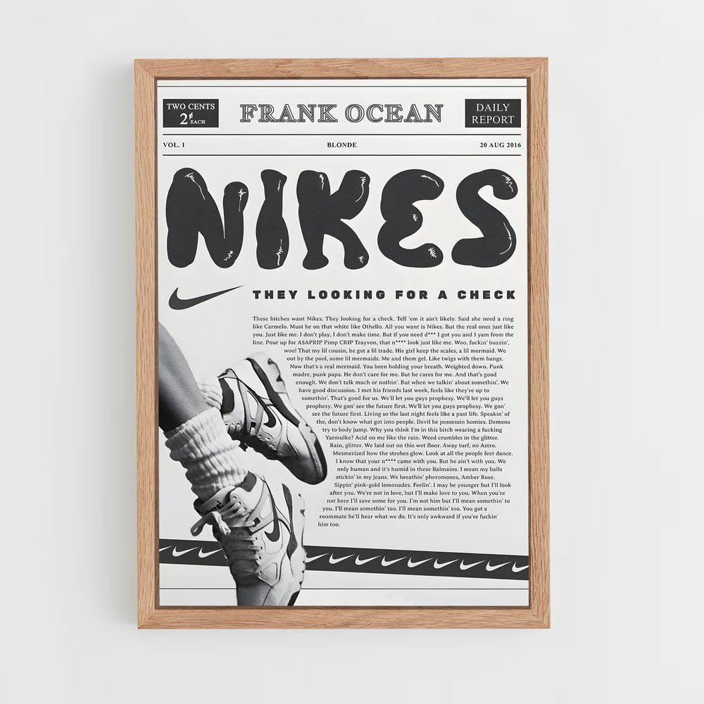 sneakers-32 cadre Bois clair