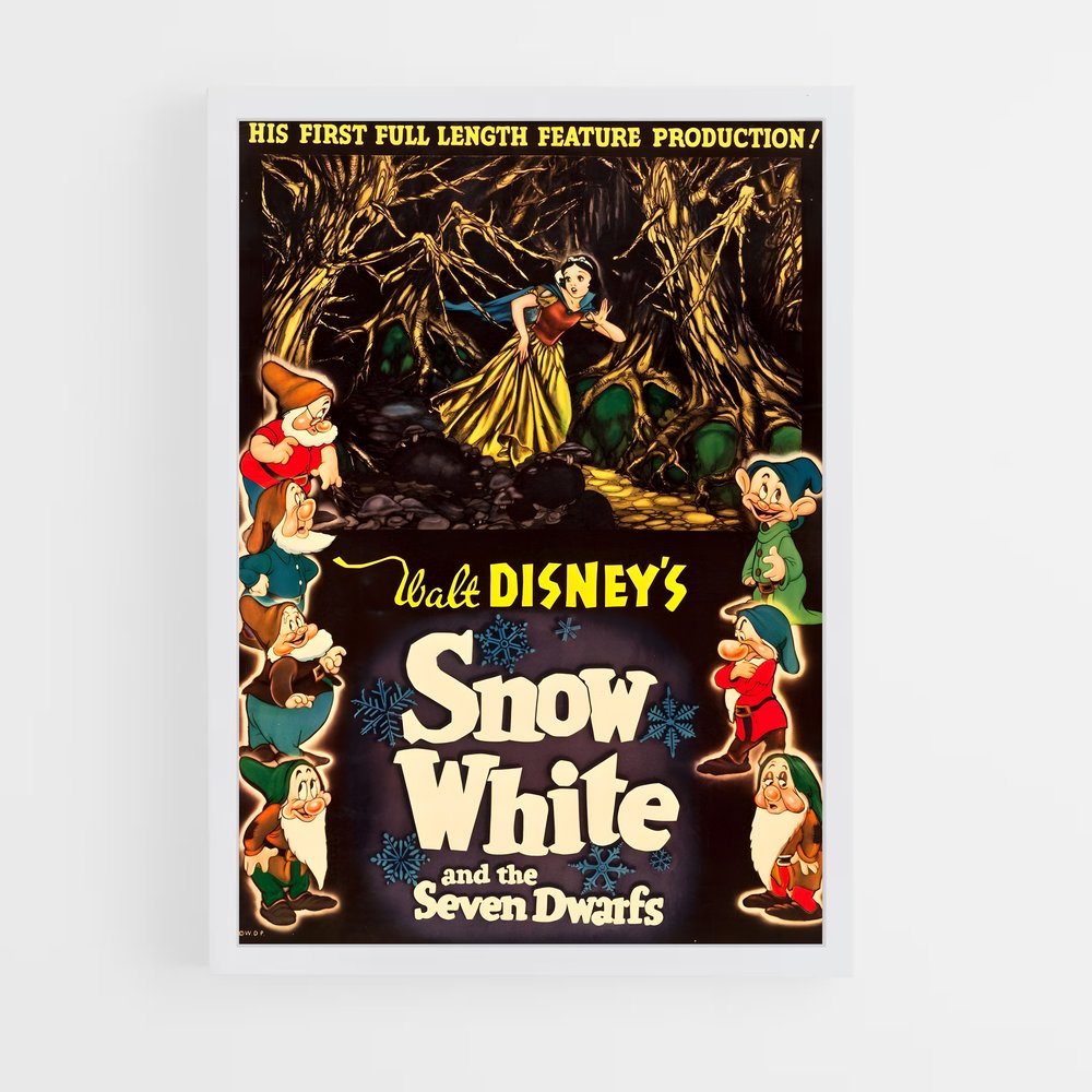 snow-white-2 cadre Blanc
