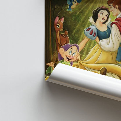 Póster Príncipe Branca de Neve