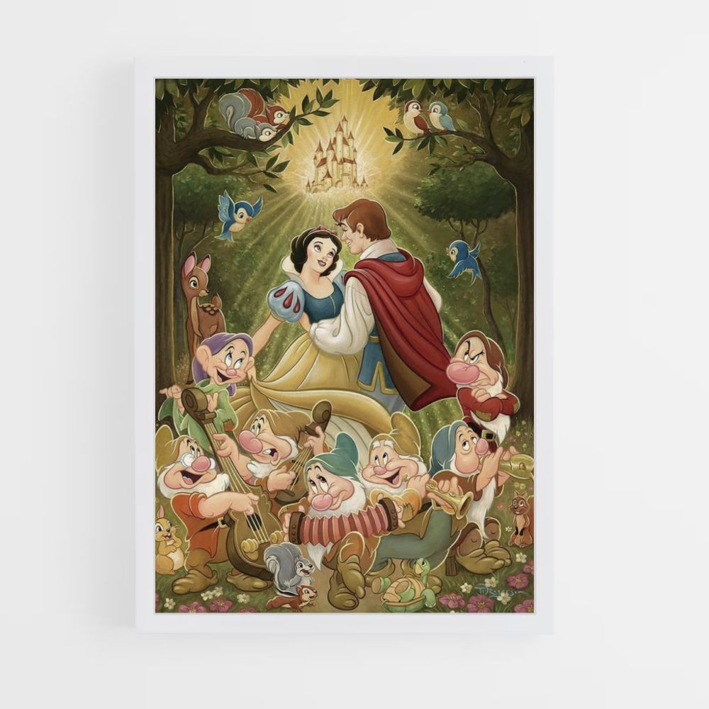 Póster Príncipe Branca de Neve