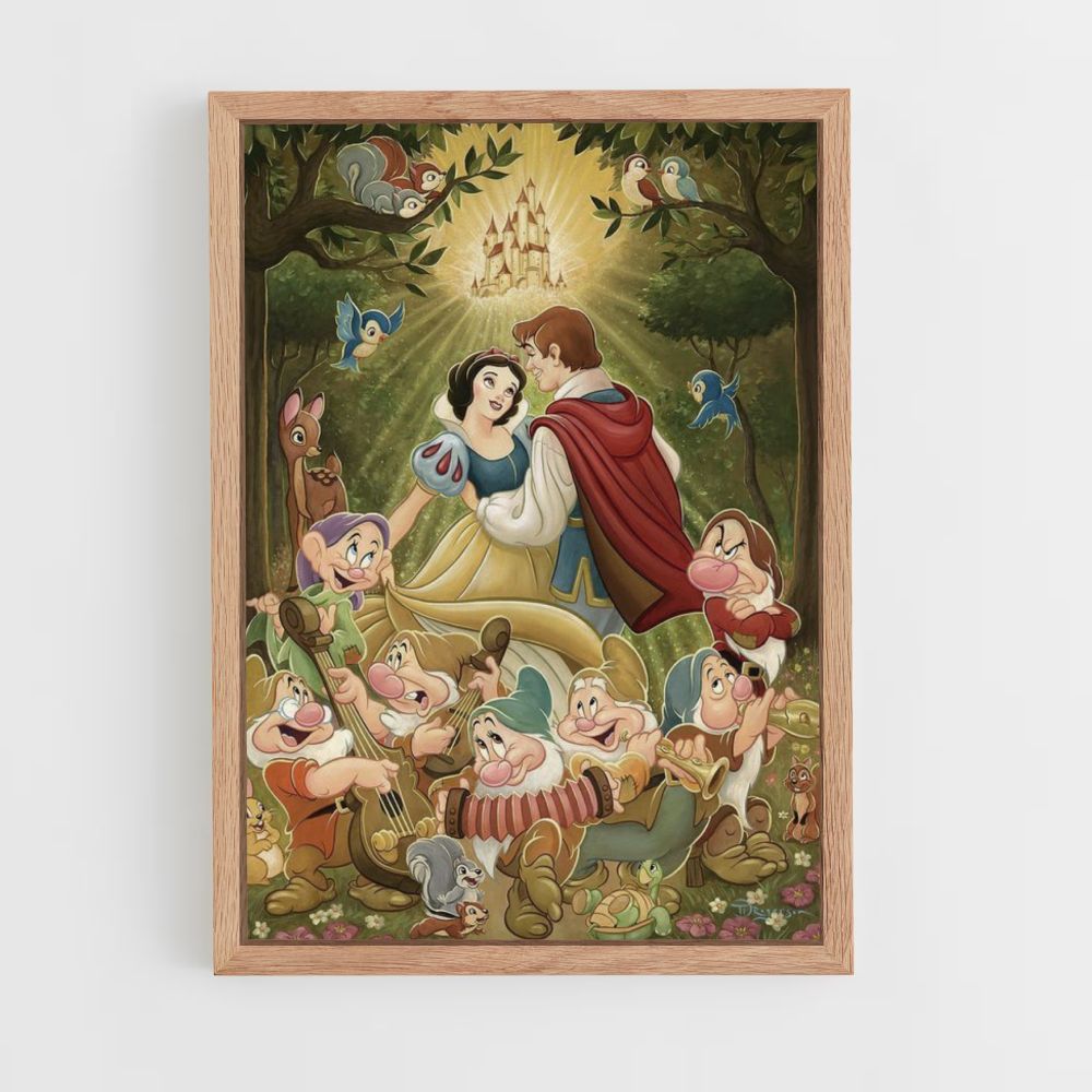 Póster Príncipe Branca de Neve