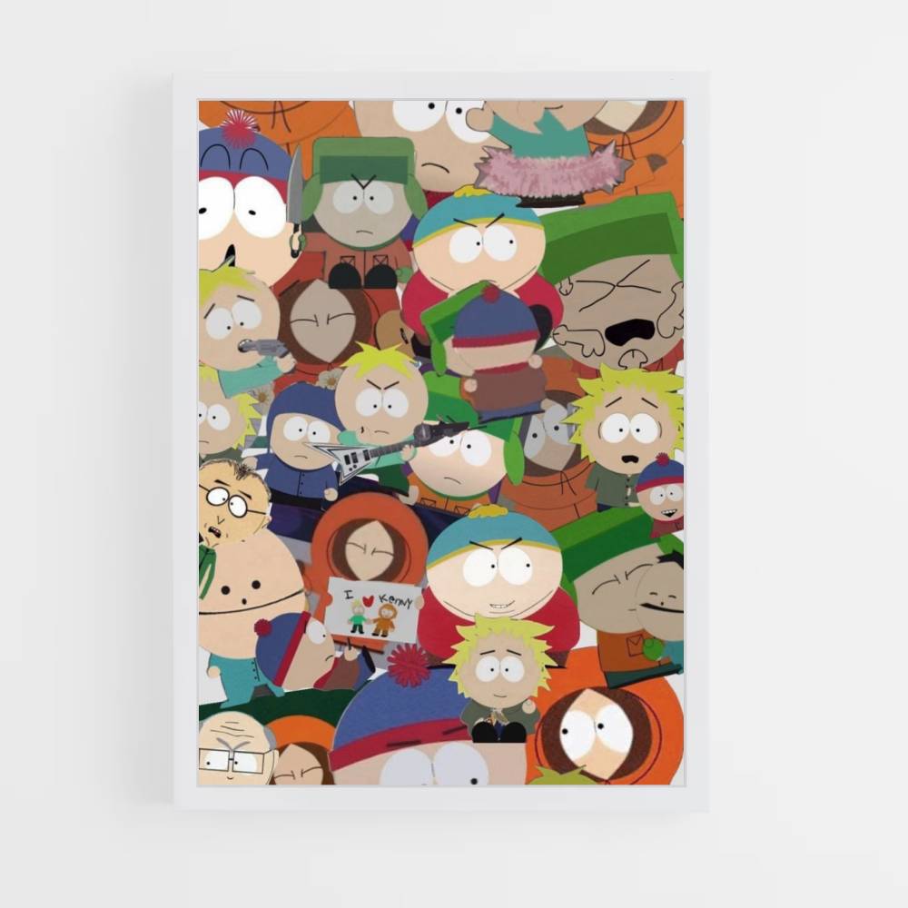 Póster Colagem de South Park