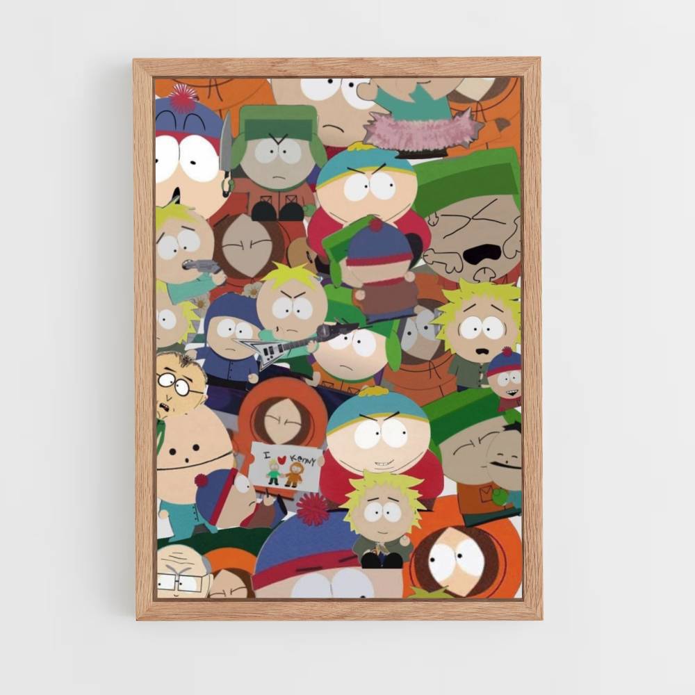 Póster Colagem de South Park