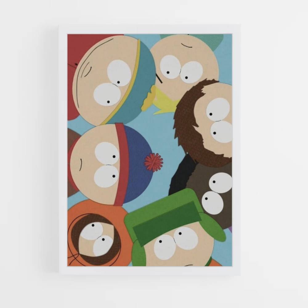 Pôster das crianças da escola de South Park