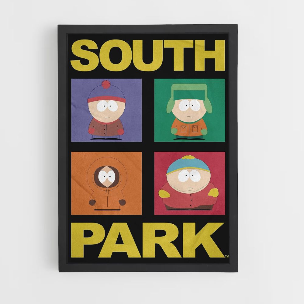 Pôster dos amigos de South Park