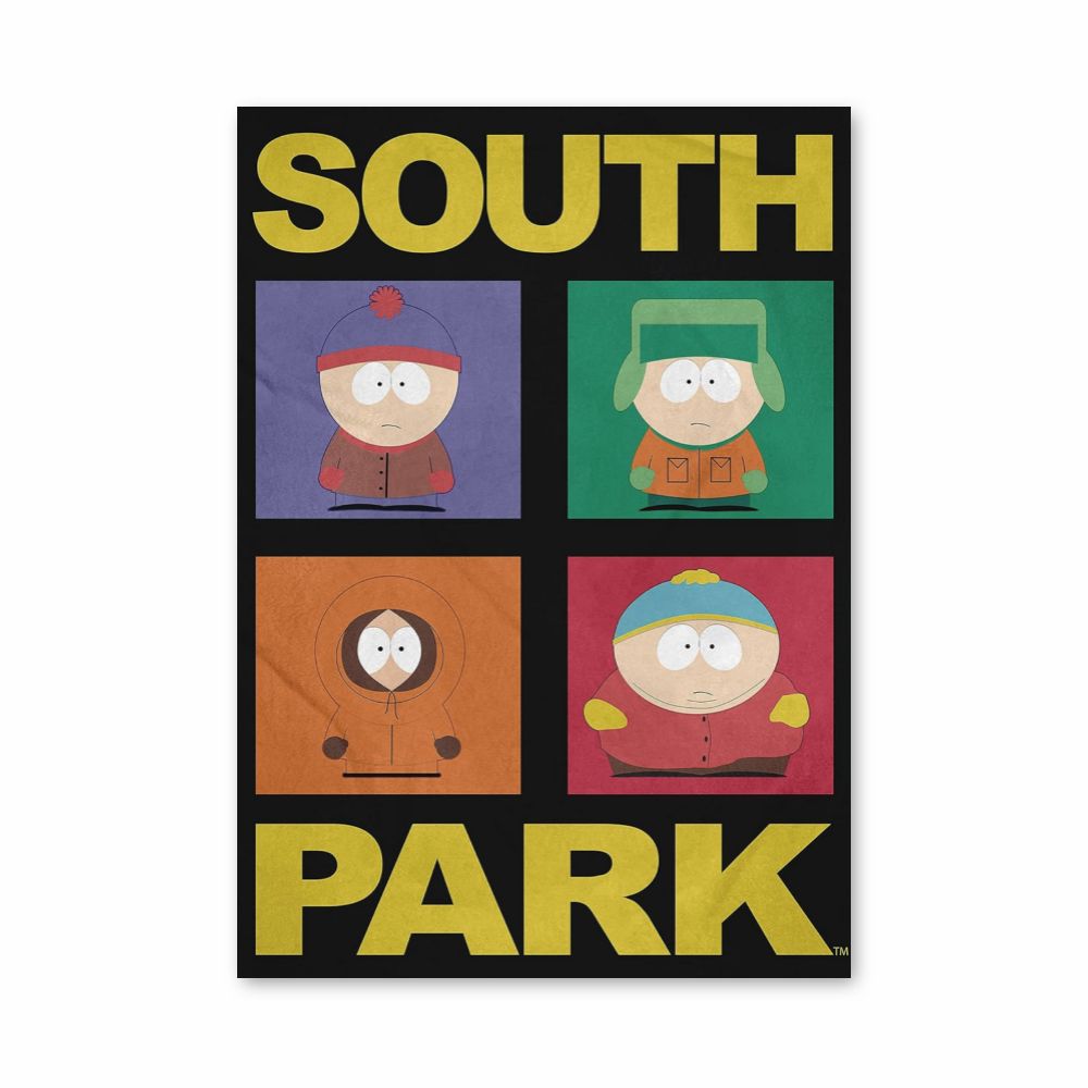 Pôster dos amigos de South Park