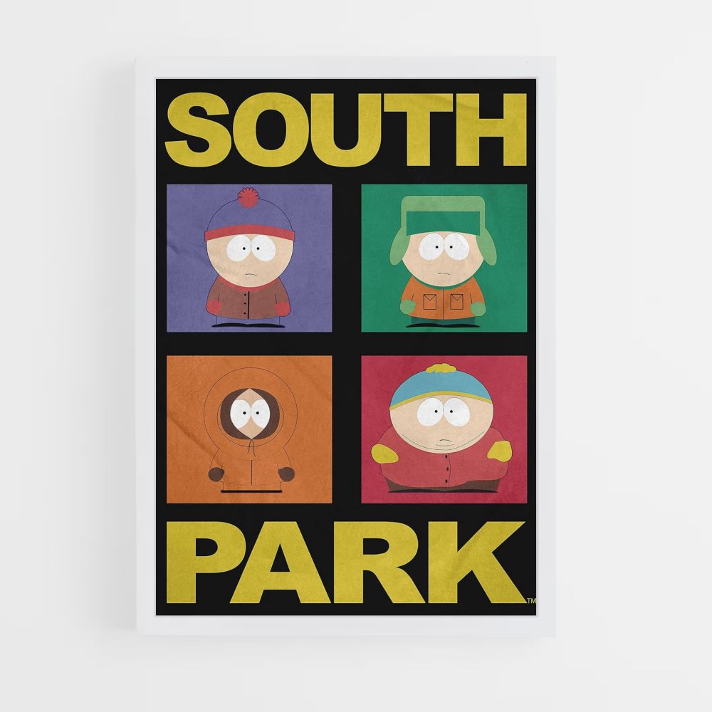 Pôster dos amigos de South Park